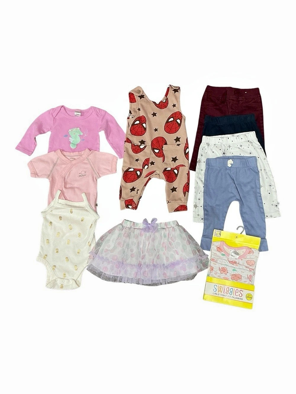 Baby Girls 0/3 & 3/6M Clothing Lot NWT & EC